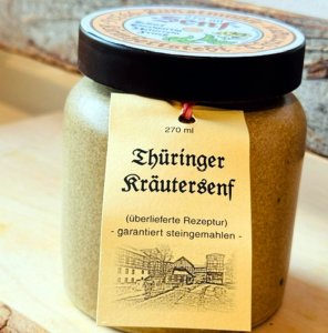 Thüringer Kräuter-Senf steingemahlen